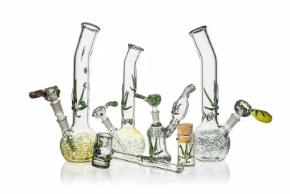 Weed Leaf Smoking Glass Collection