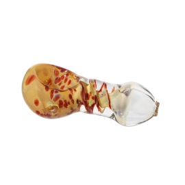 Mini Thick Glass Pipe Red Twister