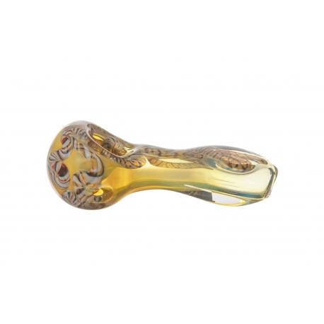 Glass Pipe - Flattened Outsider Thick Pipe