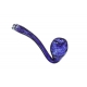 Blue Sherlock Glass Pipe