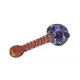 Red Spoon Pipe with Blue Bowl
