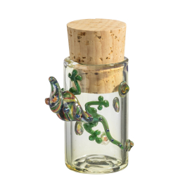 Glass Weed Jar Lizard