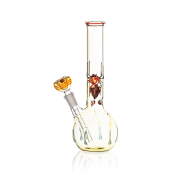 Thick Glass Weed Leaf Bong