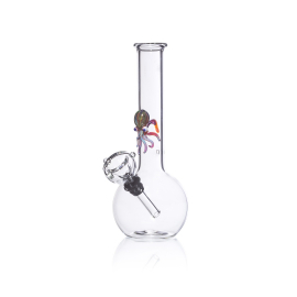 Small Pure Glass Bong - Octopus