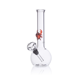 Small Pure Glass Bong - Crab
