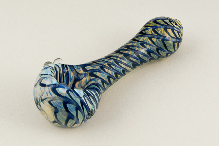 King Charles - Colored Glass Pipe
