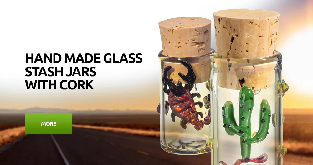 Glass Stash Jars